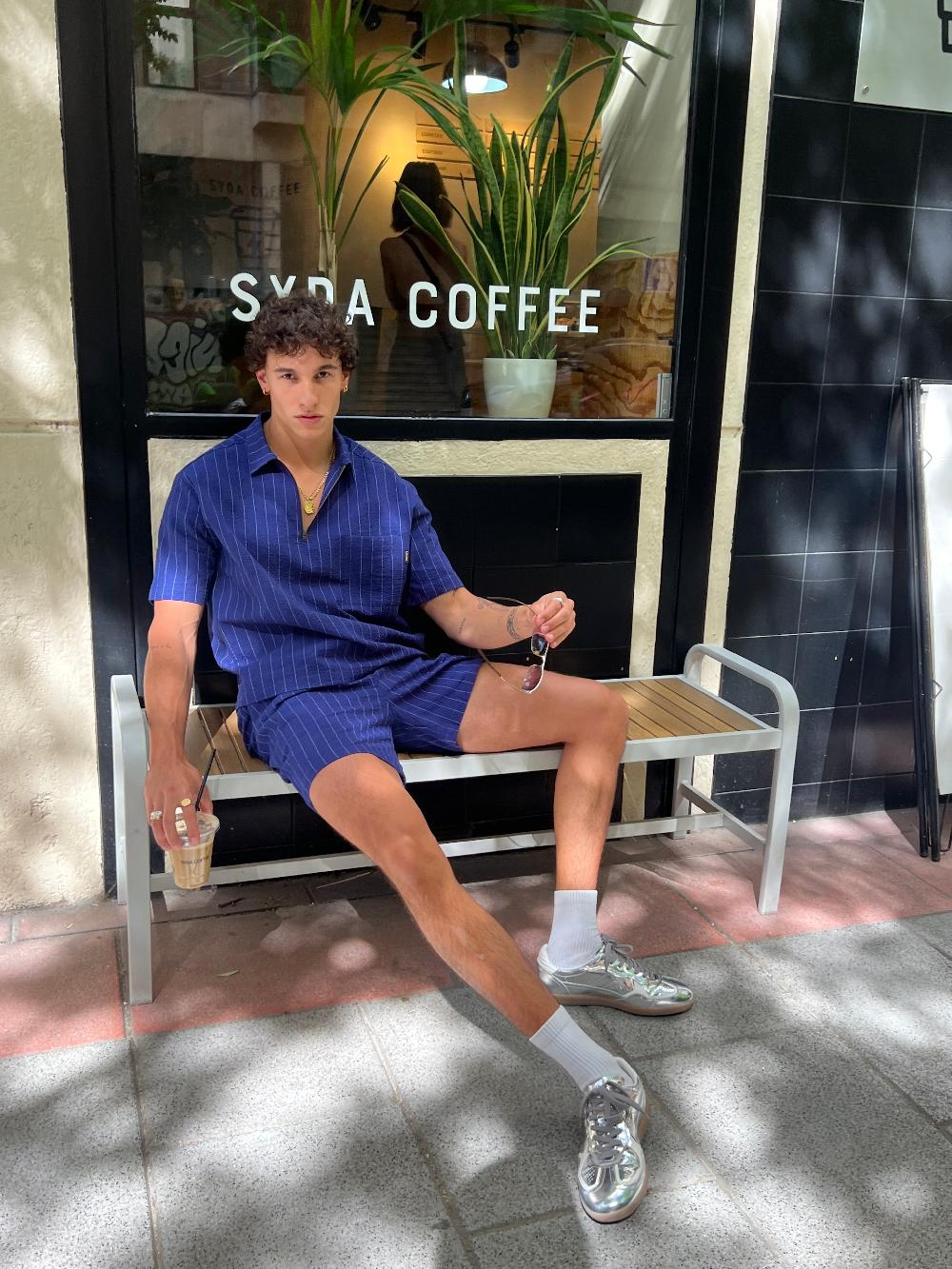 Kaotiko Camisa Varadero Ink Half Zip