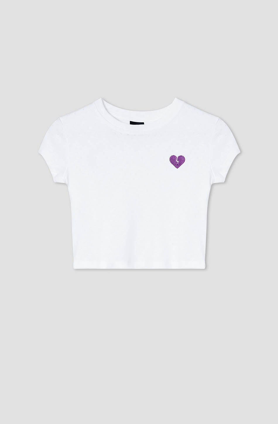 kaotiko Camiseta Broken Heart White/ Mallow