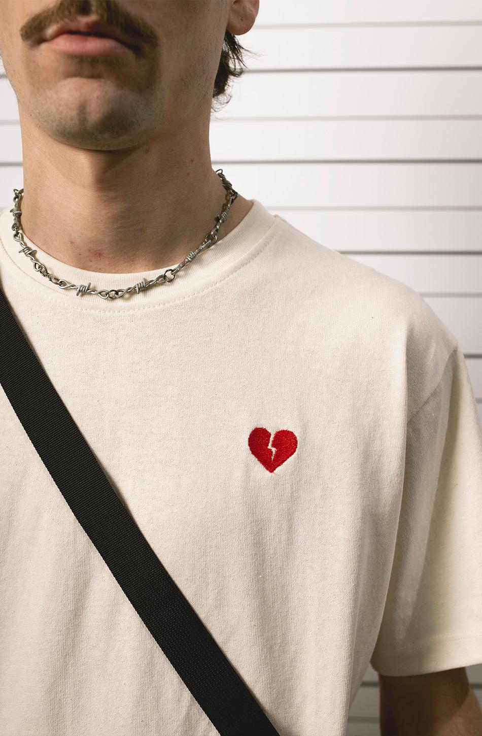 Kaotiko Camiseta Dino Heart Organic Cotton