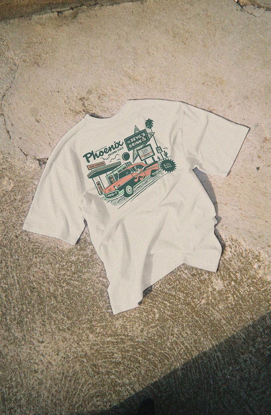 kaotiko Camiseta Gas Station Organic Cotton