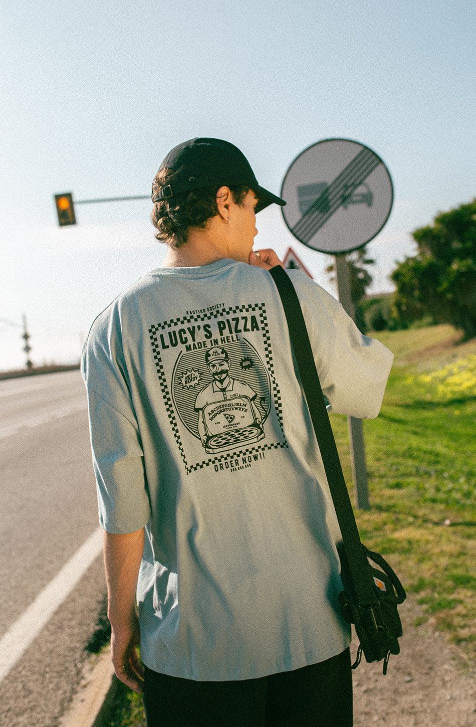 kaotiko Camiseta Lucys Pizza Steel