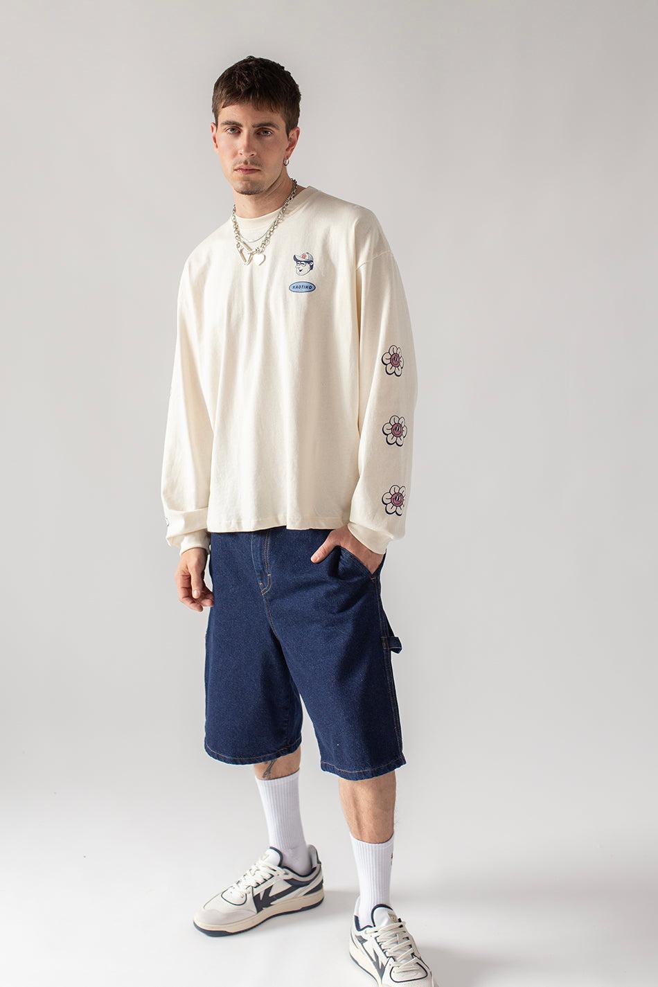 Kaotiko Camiseta Organic Cotton All The Time Ivory