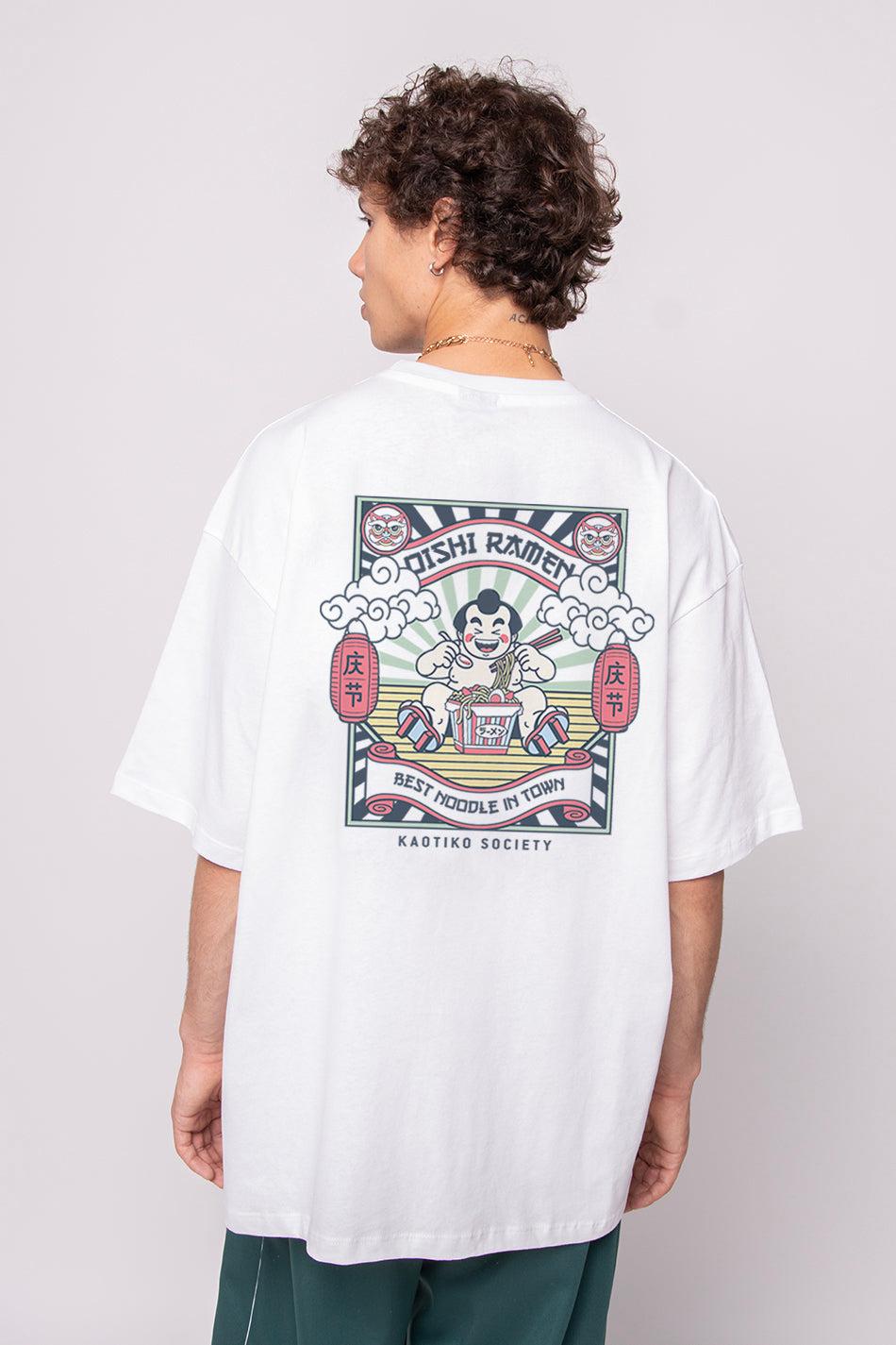 Kaotiko Camiseta Organic Cotton Oishi Ramen White
