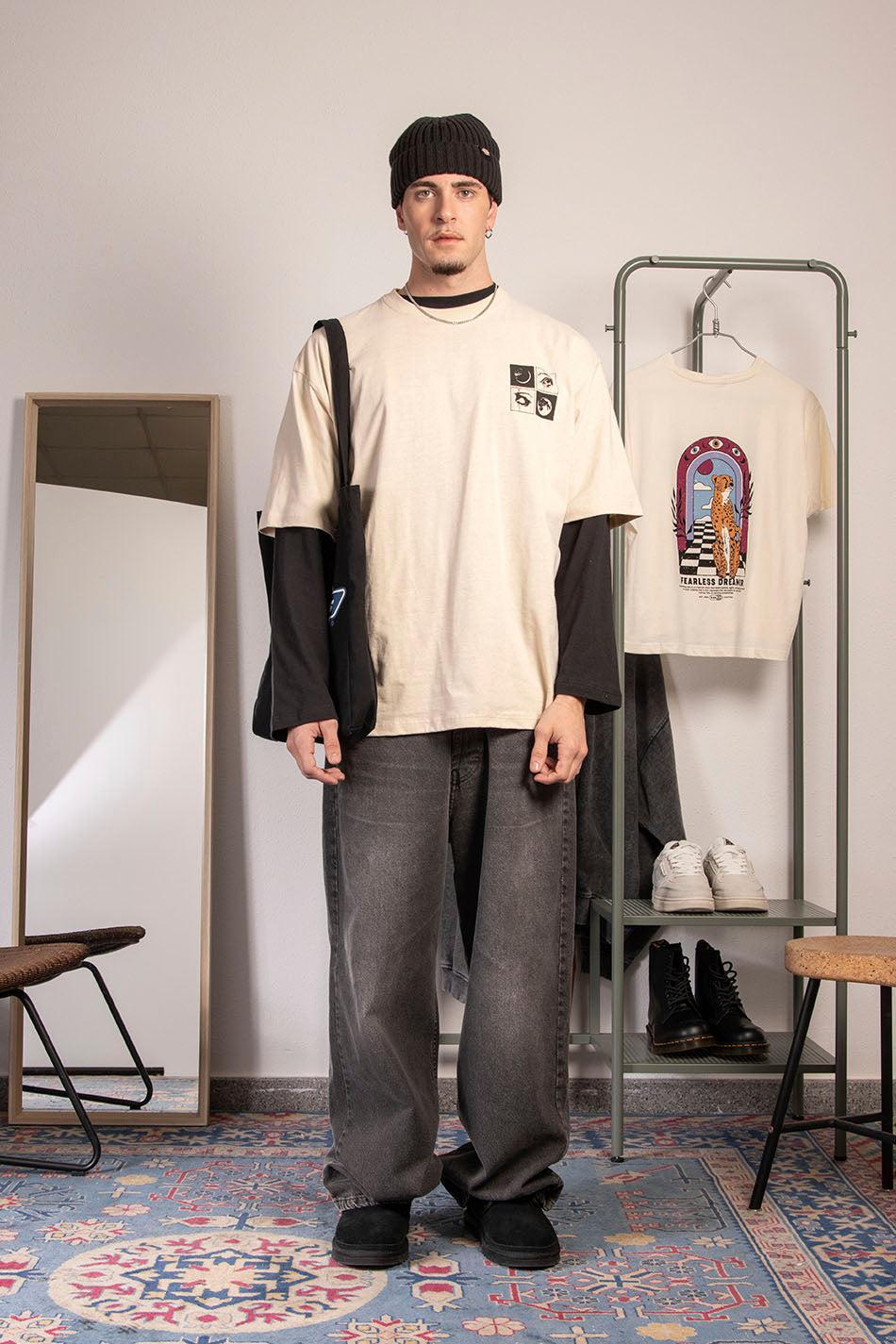 Kaotiko Camiseta Phases Eye Stone