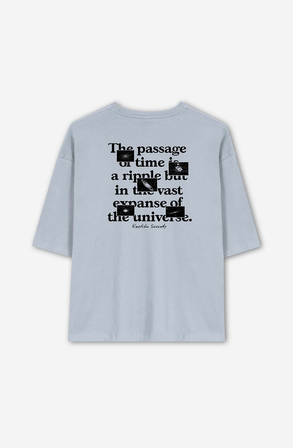 kaotiko Camiseta Universe Quote Steel