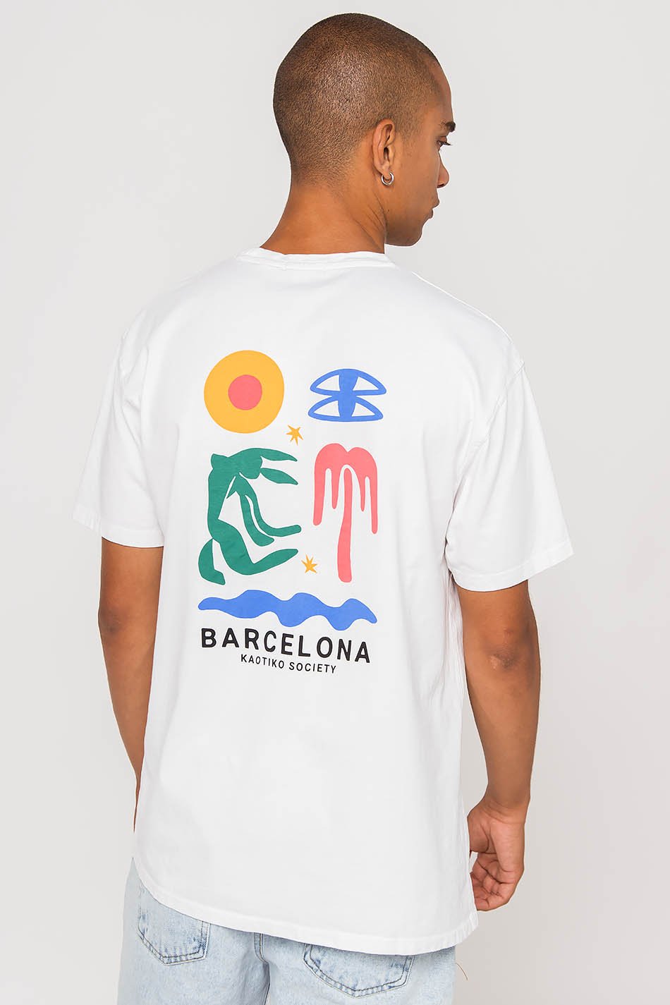 Kaotiko Camiseta Washed Barcelona