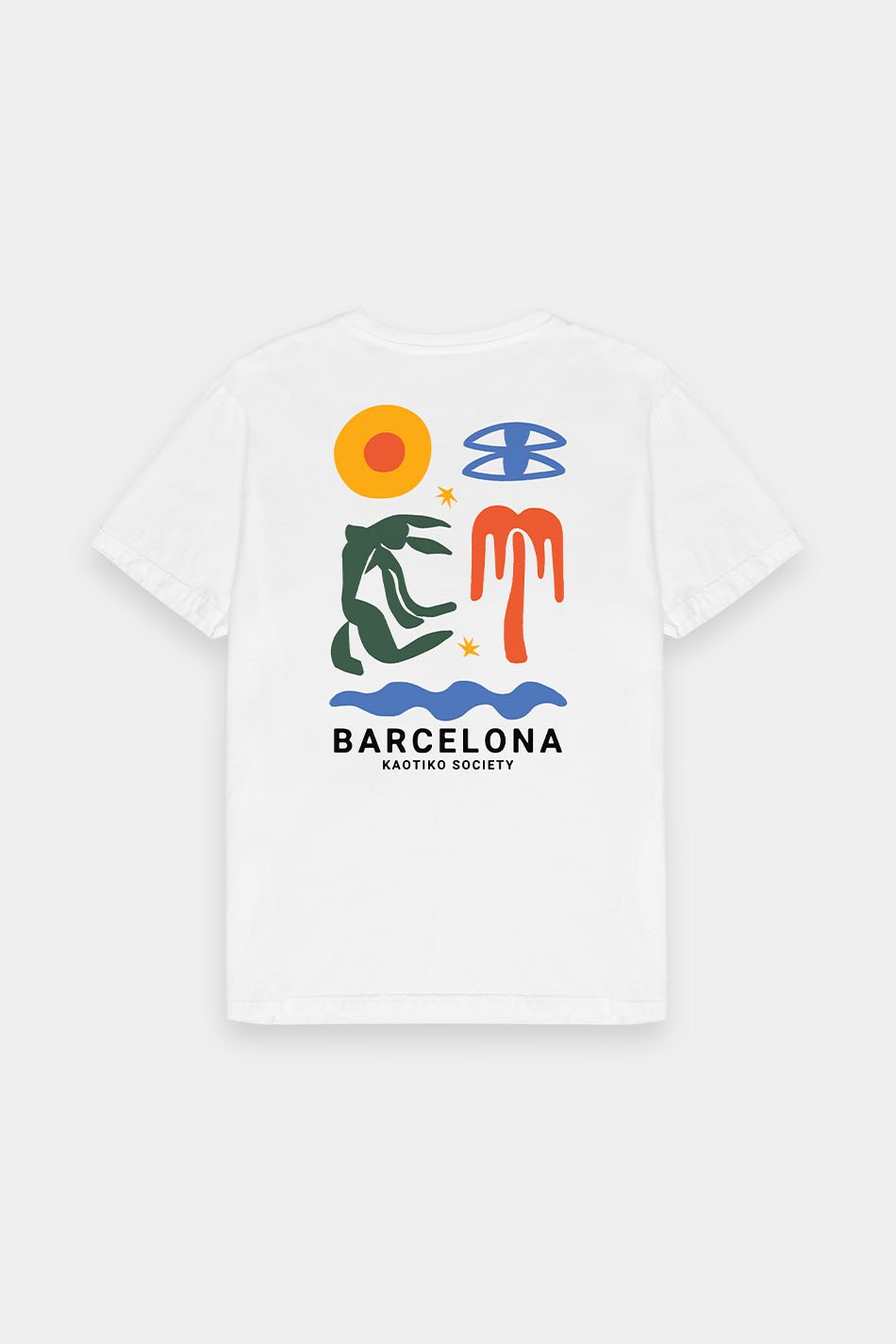 kaotiko Camiseta Washed Barcelona