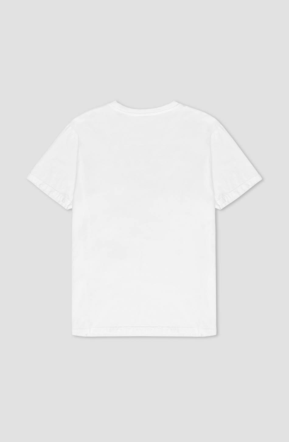 Kaotiko Camiseta Washed Fresh White