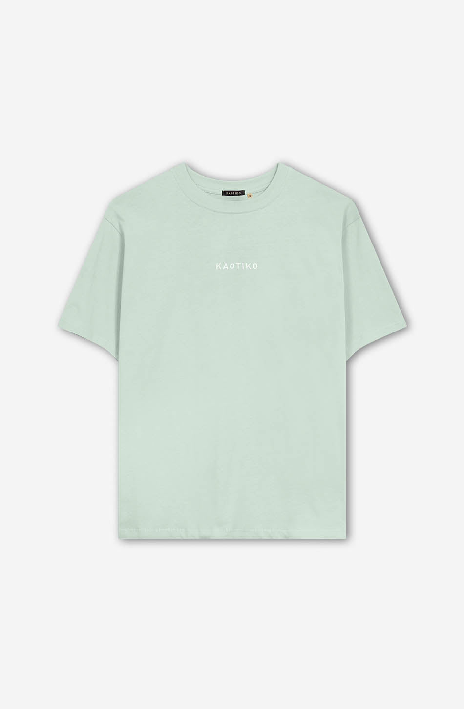 kaotiko Camiseta Washed Massimo Apple Green