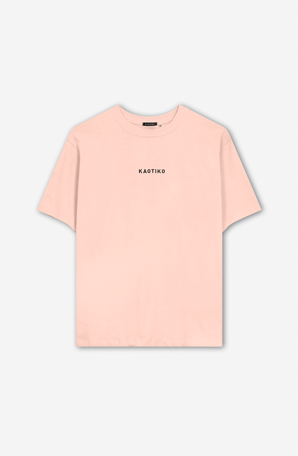 kaotiko Camiseta Washed Massimo Baby Pink