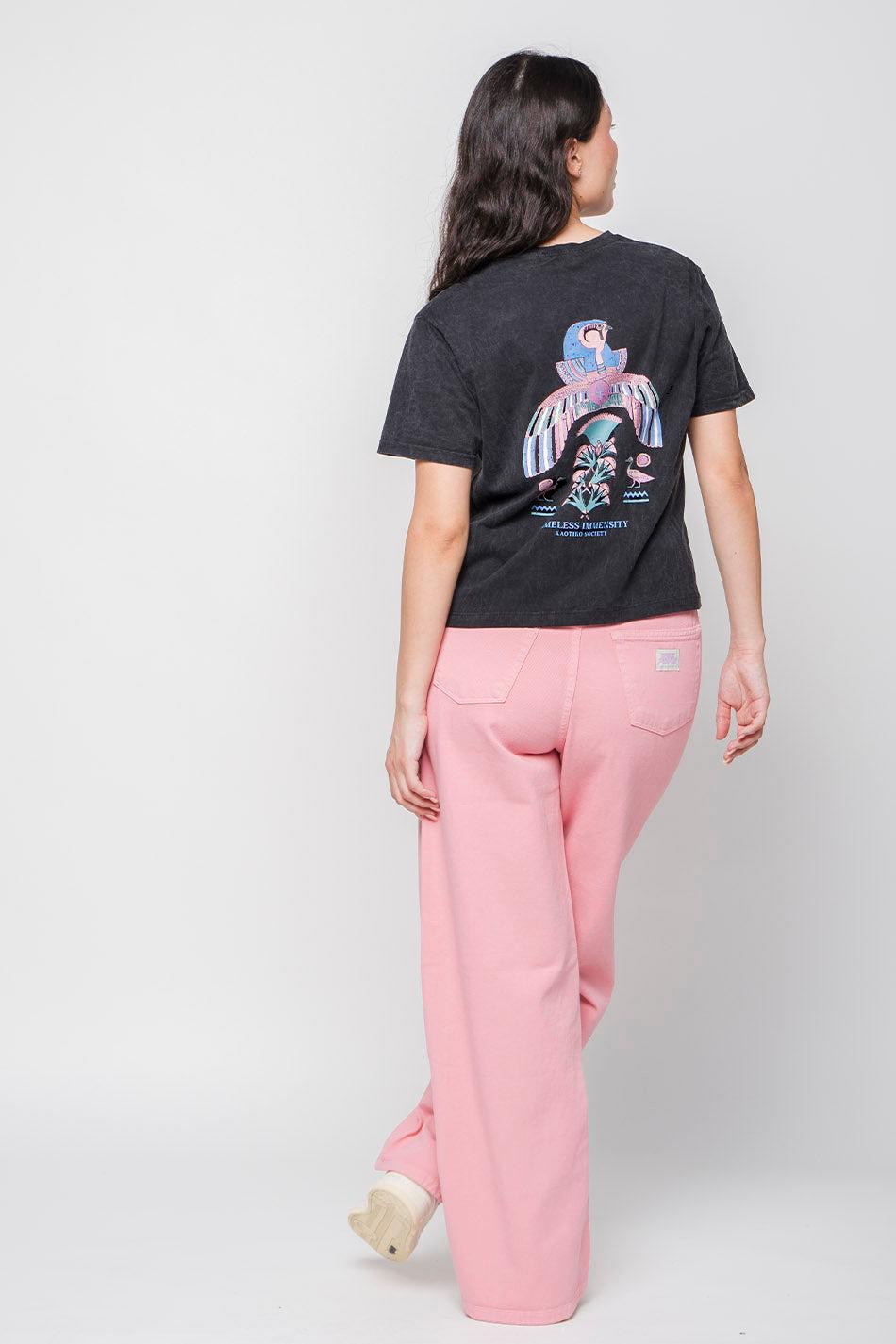 Kaotiko Camiseta Washed Timeless Immensity Black