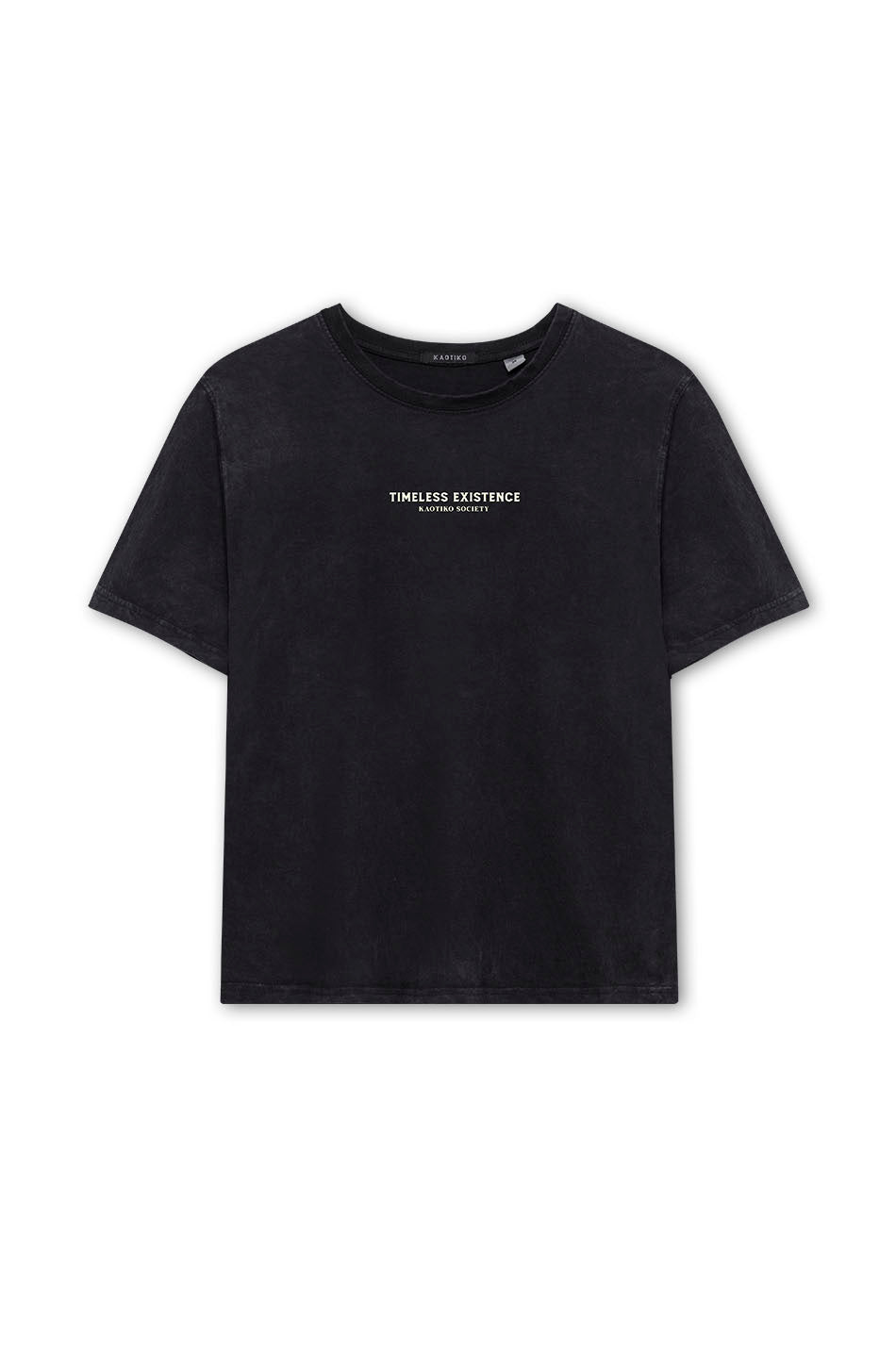 Kaotiko Camiseta Washed Volcanic Symphony Black