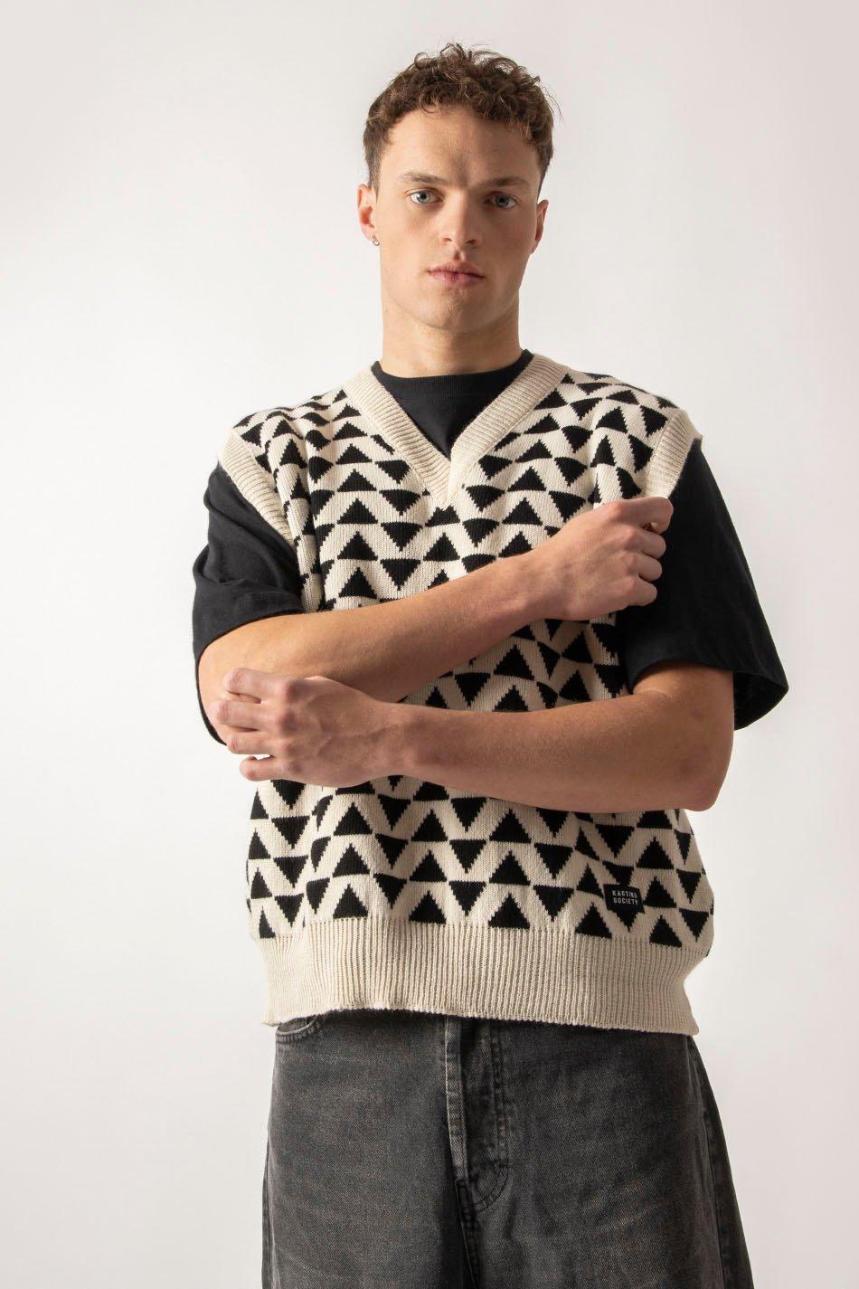 Kaotiko Chaleco Vermont Ivory/ Black