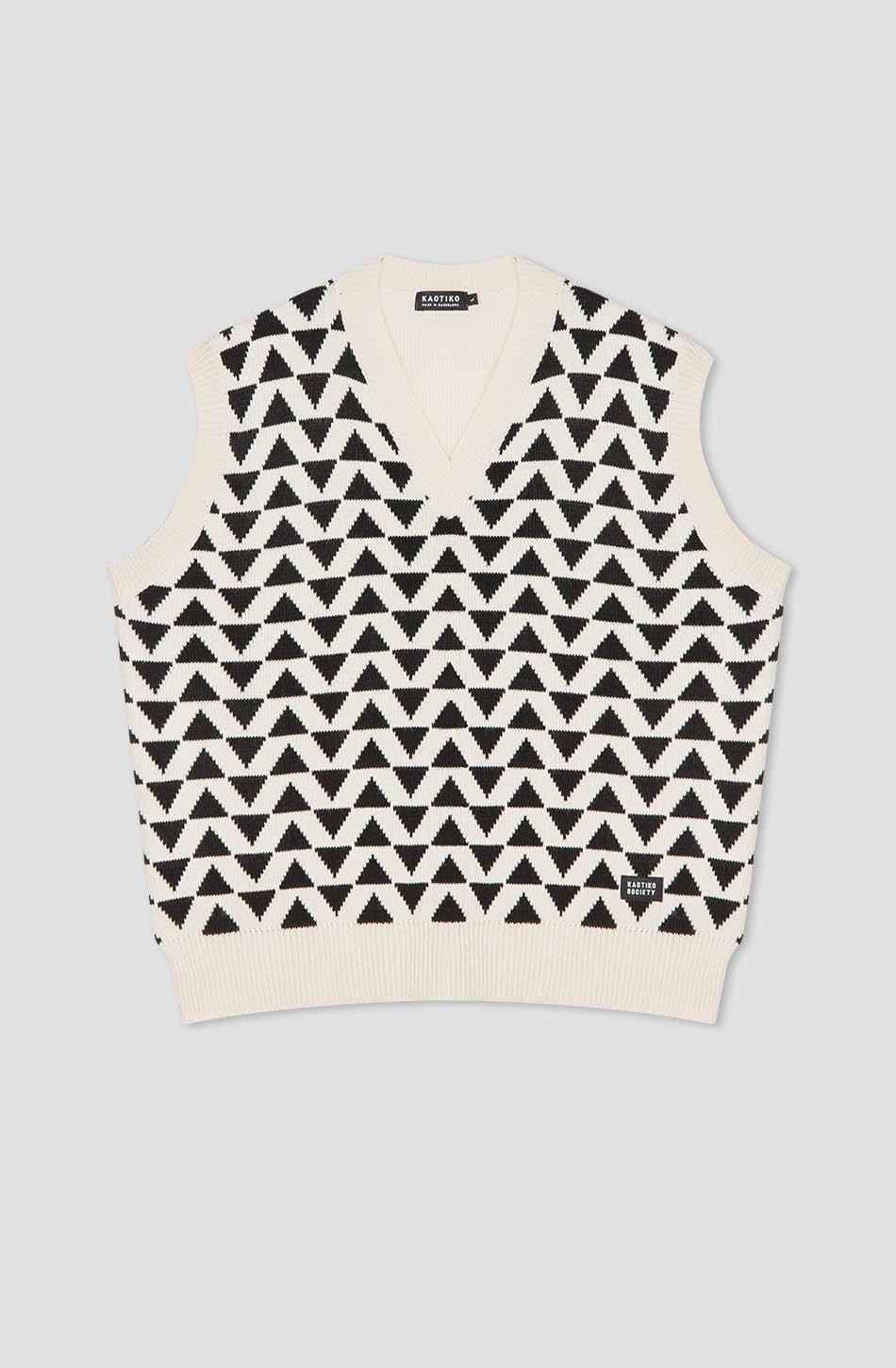 kaotiko Chaleco Vermont Ivory/ Black