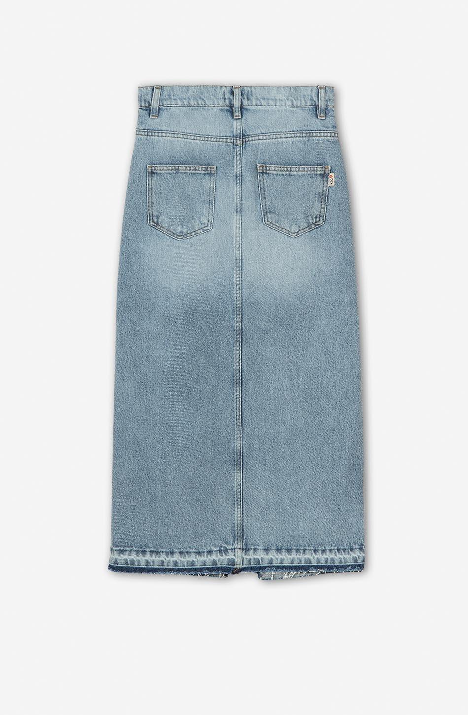 Kaotiko Falda Long Denim