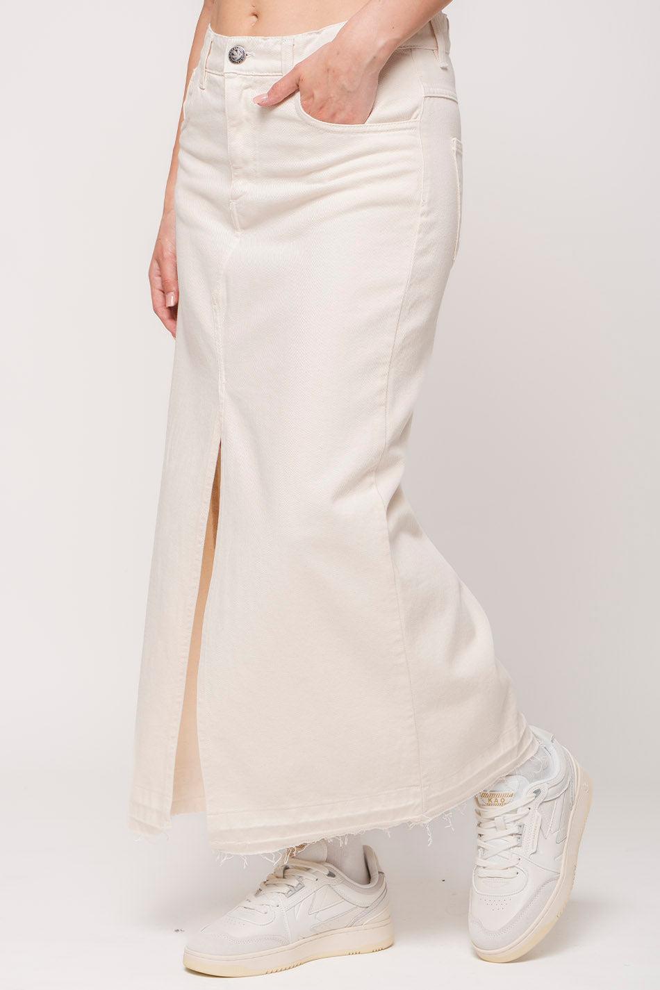 Kaotiko Falda Long Denim Stone