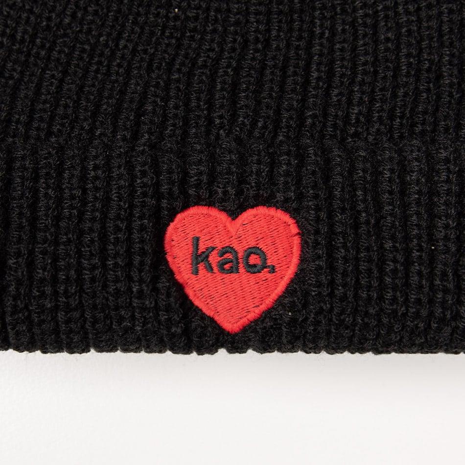 Kaotiko Gorro Heart Red Kao Black