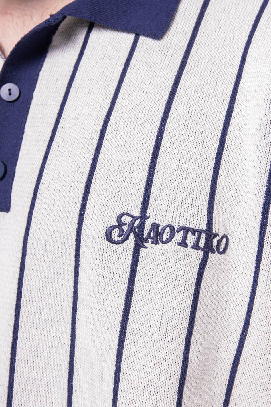 Kaotiko Jersey Button Palm Beach Ivory