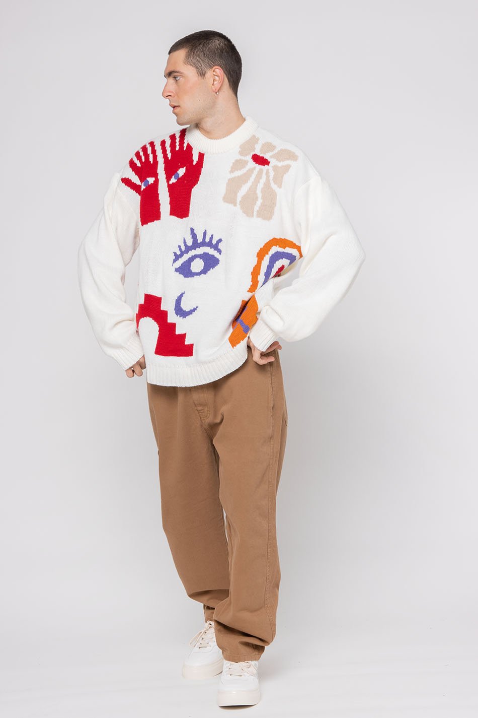 Kaotiko Jersey Minimal Ivory