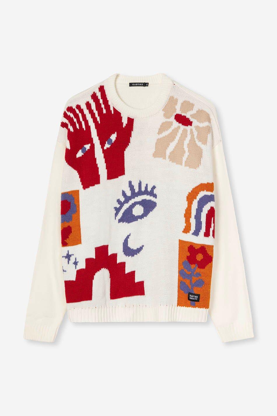 kaotiko Jersey Minimal Ivory