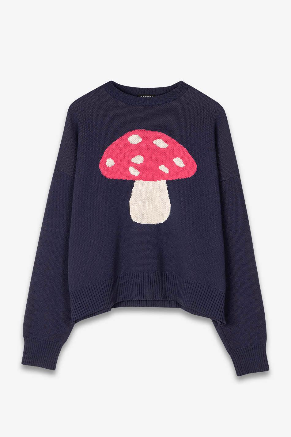Kaotiko Jersey Mushroom Navy