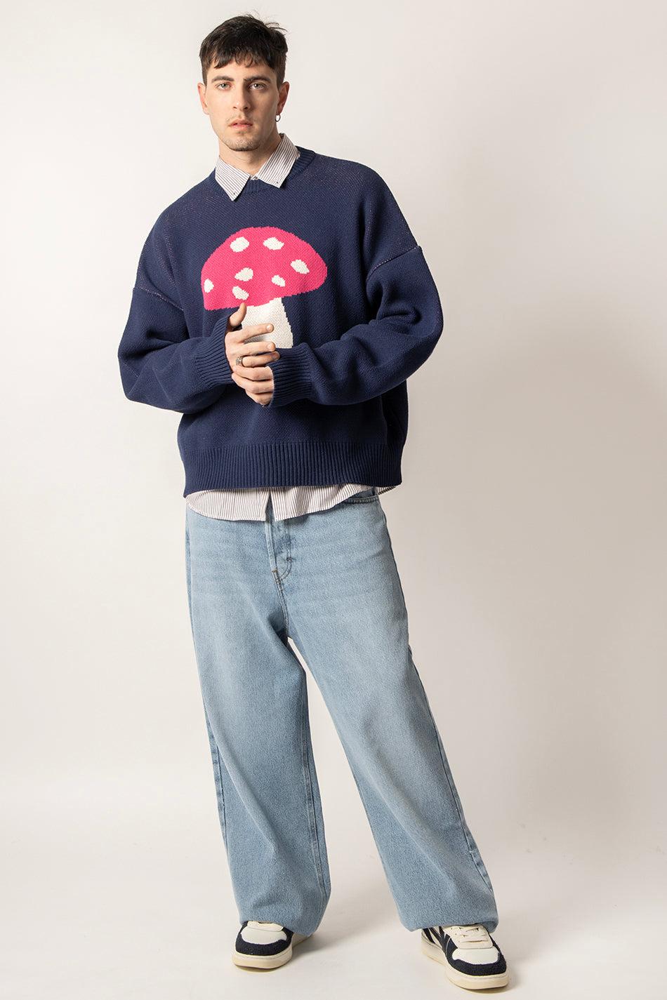 Kaotiko Jersey Mushroom Navy