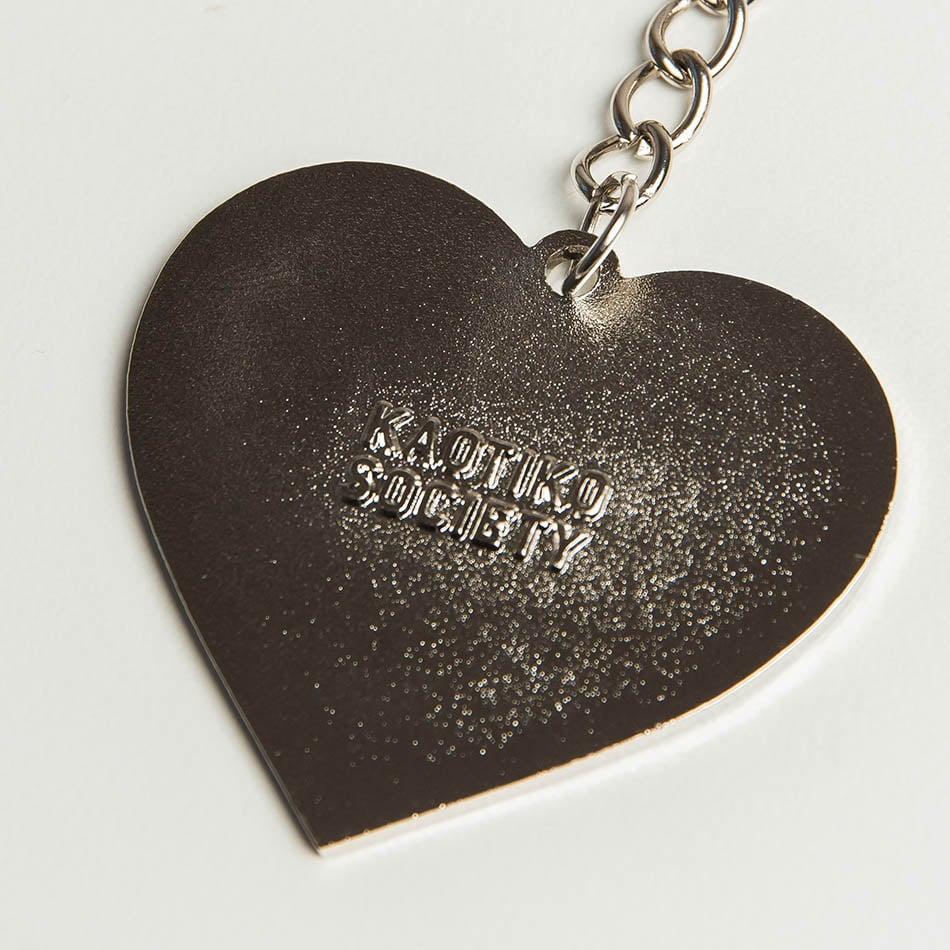 Kaotiko Llavero Heart Kao Black