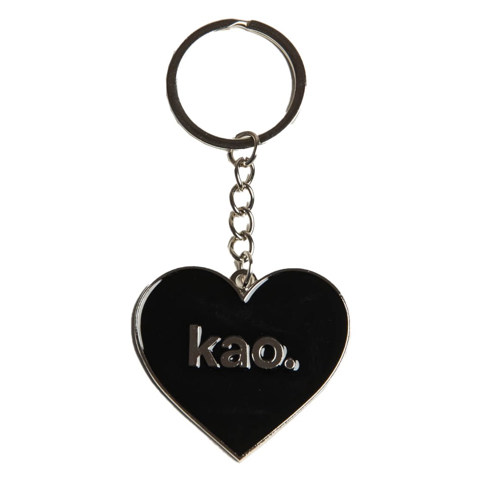 Kaotiko Llavero Heart Kao Black