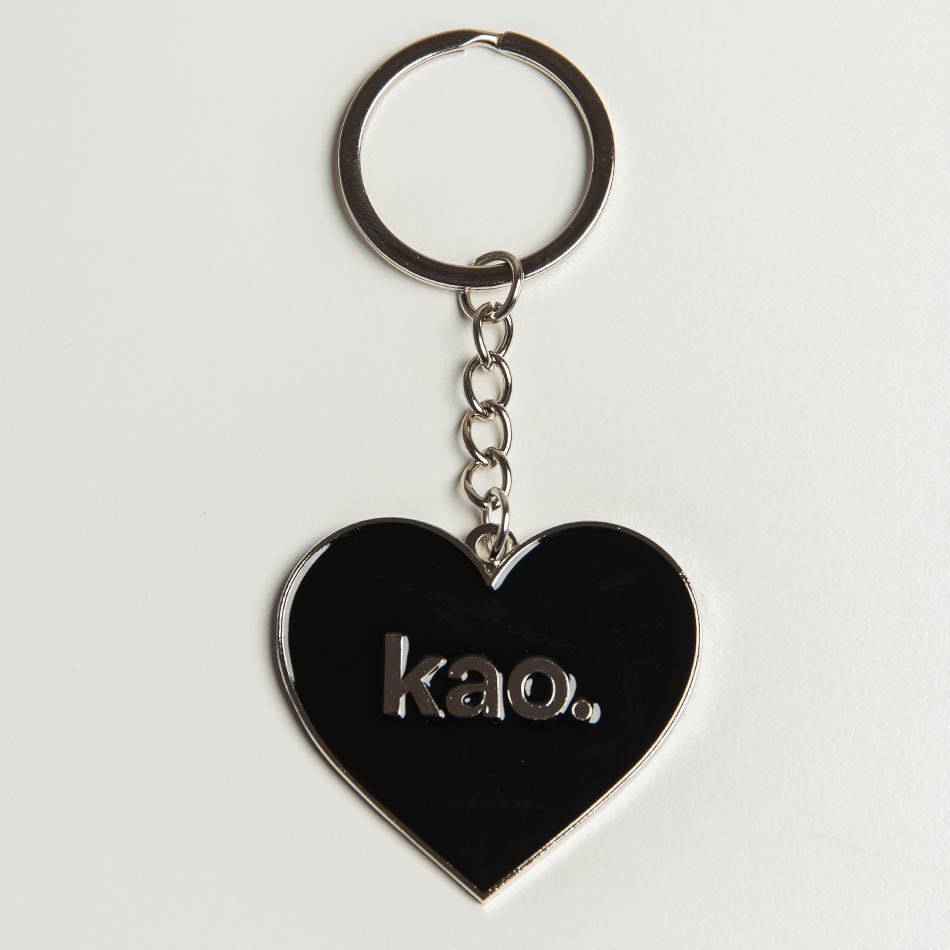 kaotiko Llavero Heart Kao Black
