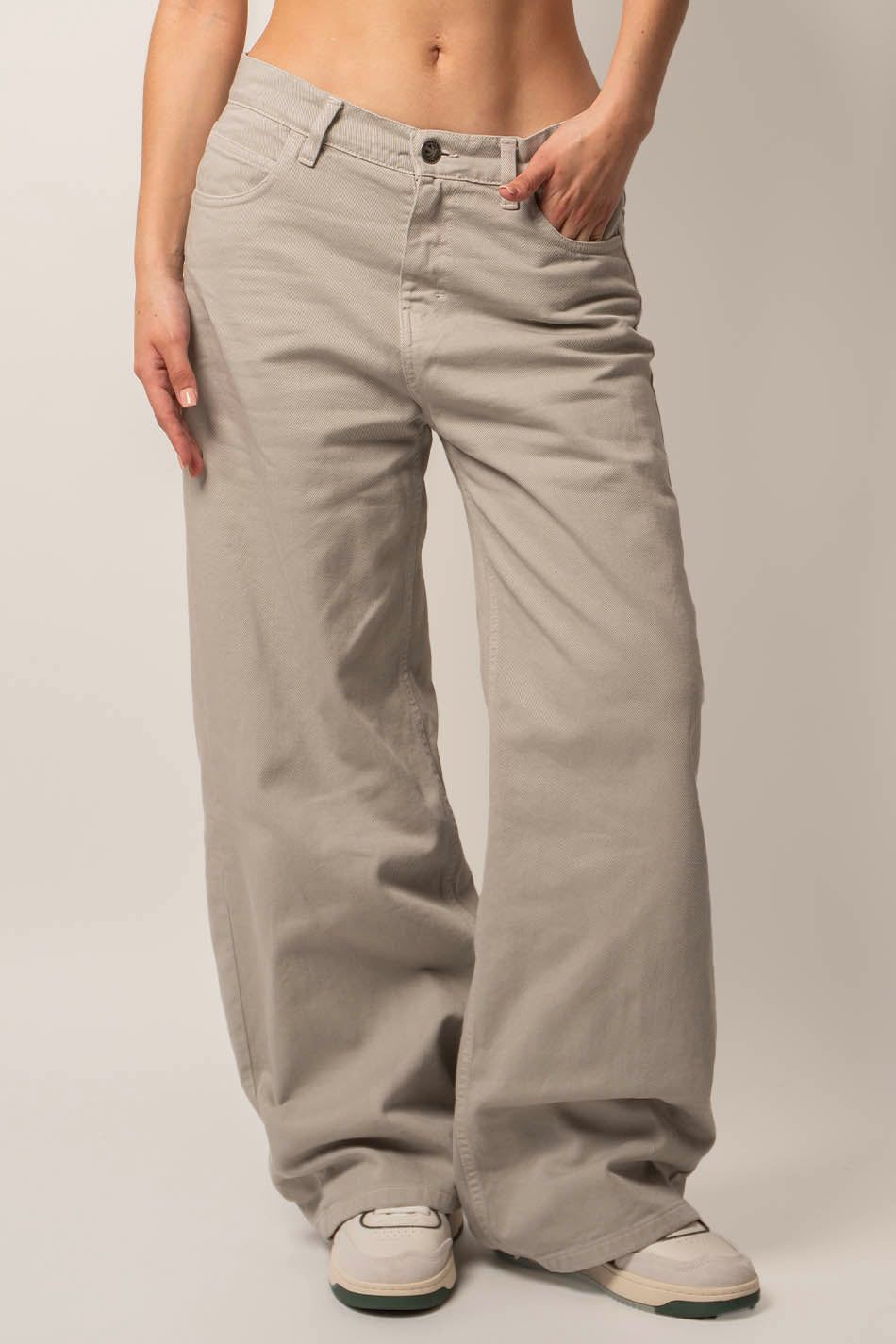 Kaotiko Pantalón Baggy Oversize Stone