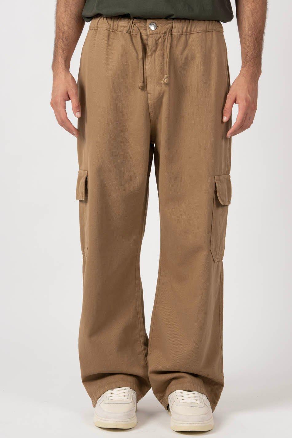 Kaotiko Pantalón Casual Cargo Pocket Toast