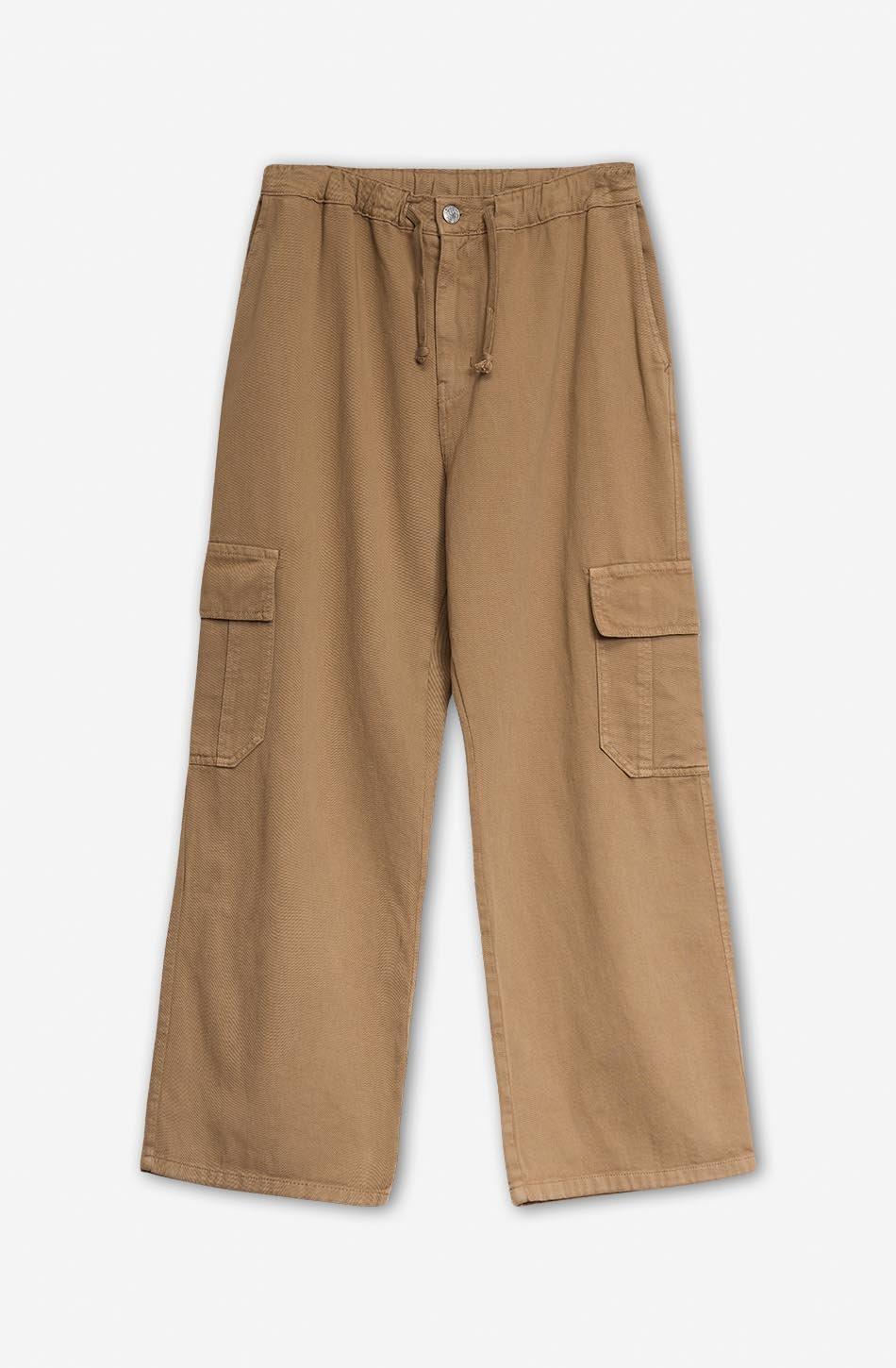 kaotiko Pantalón Casual Cargo Pocket Toast