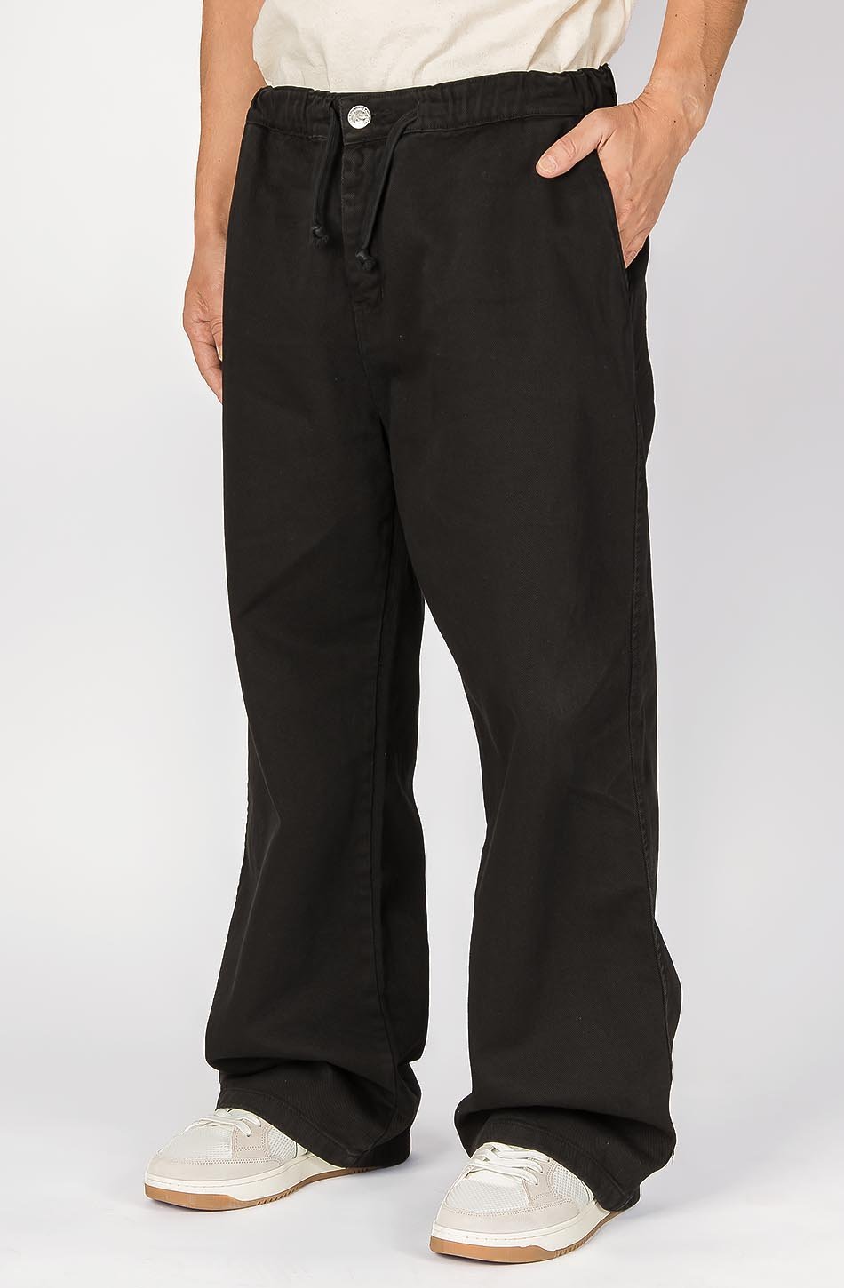 Kaotiko Pantalón Casual Denim Black