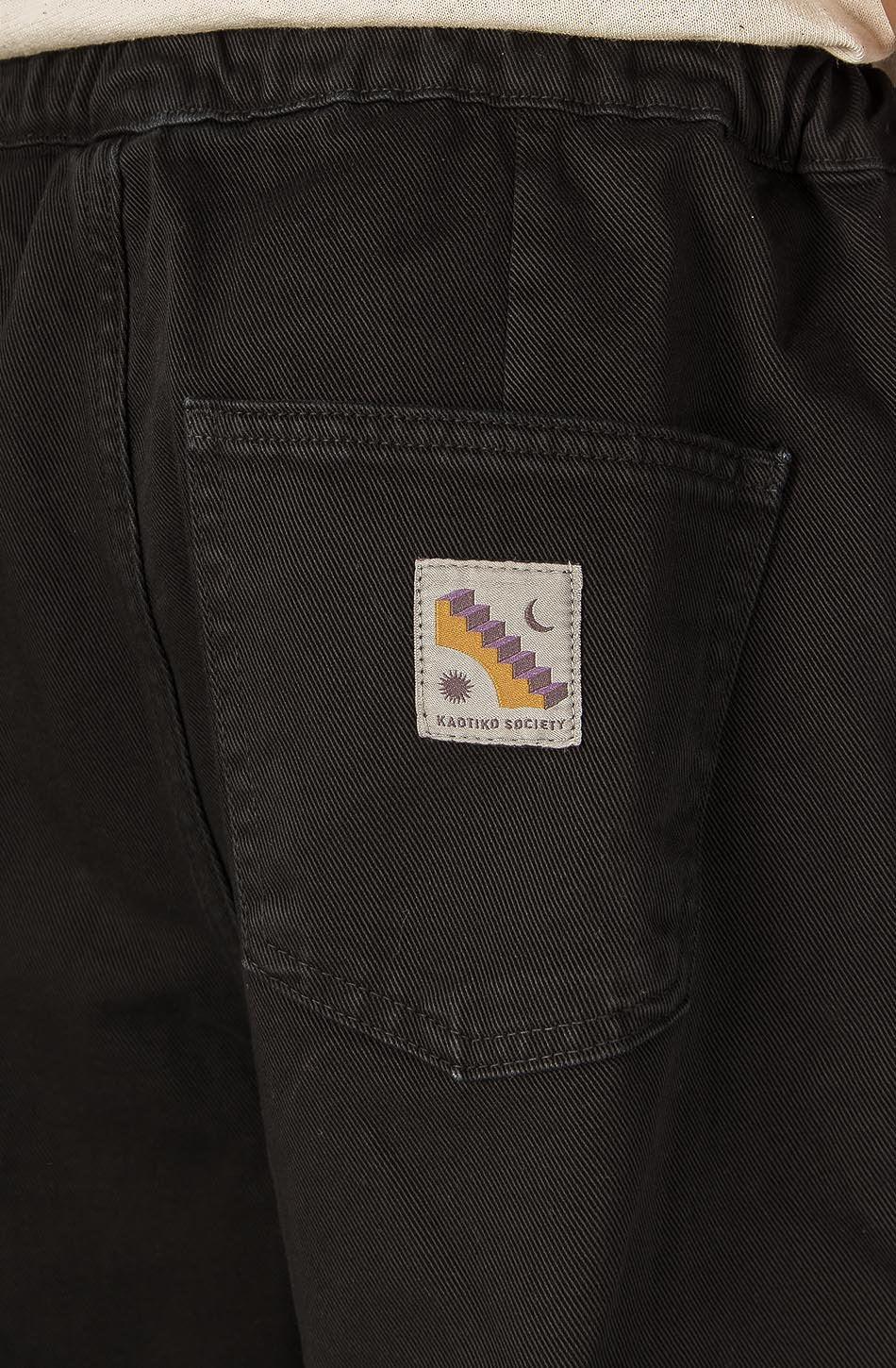 Kaotiko Pantalón Casual Denim Black