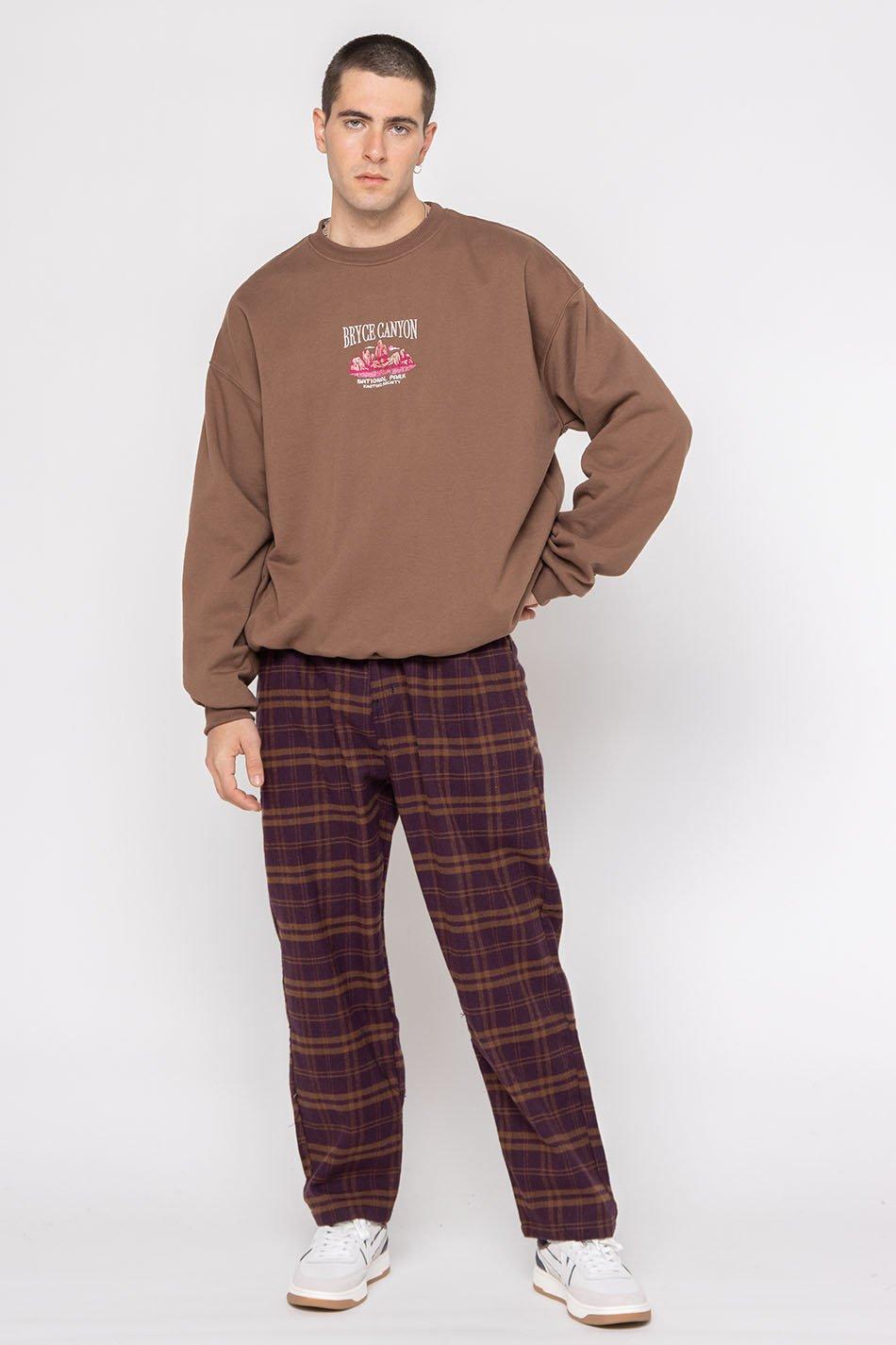 Kaotiko Pantalón Habana Tagid Check Garnet