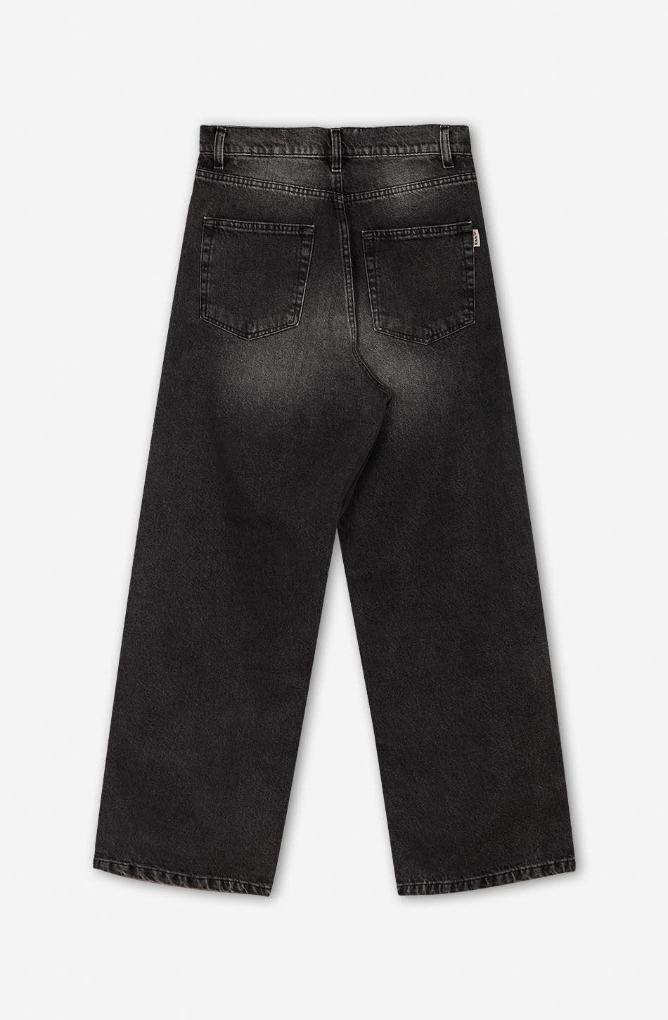 Kaotiko Pantalón Loose Baggy Denim Black