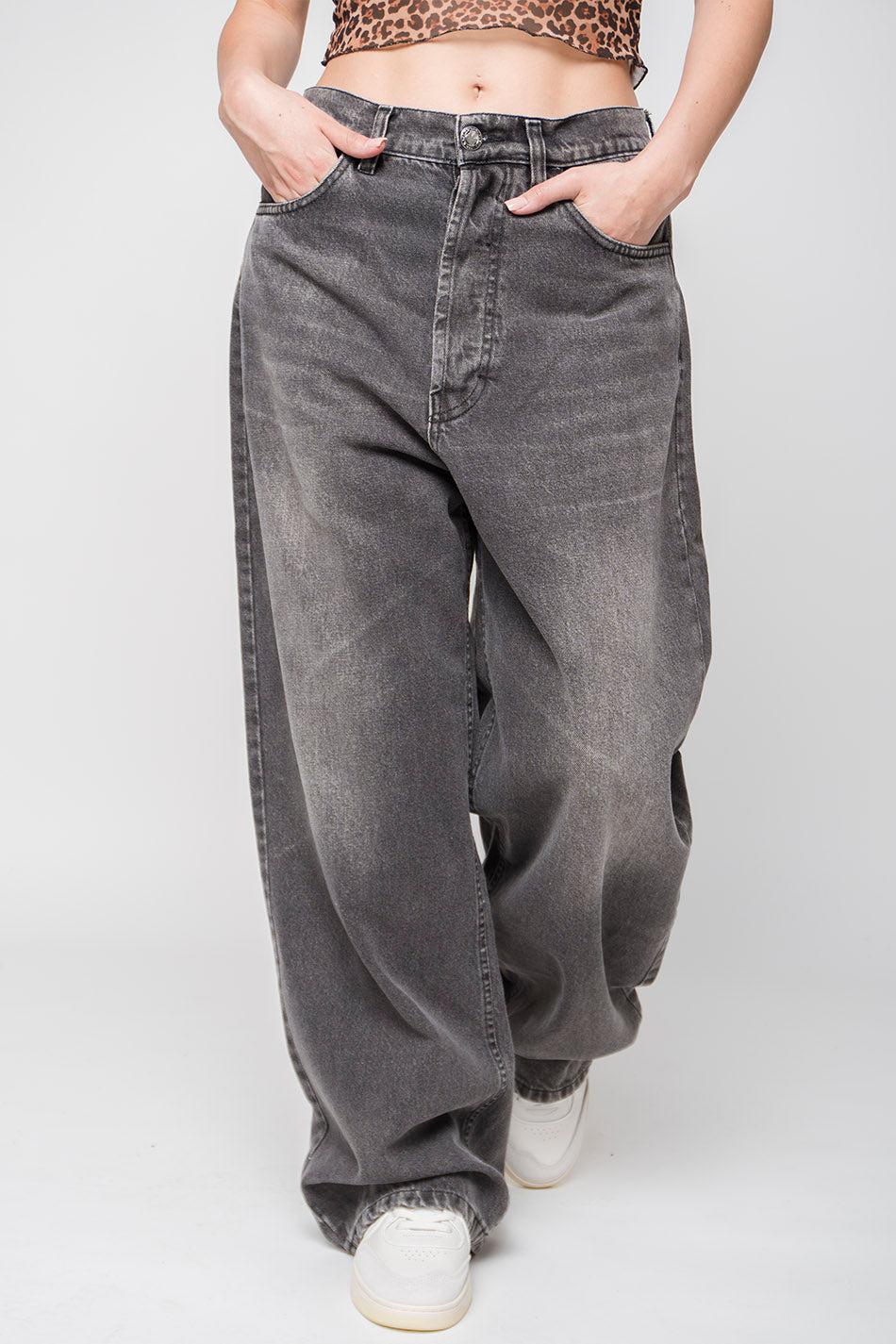 Kaotiko Pantalón Loose Baggy Denim Black