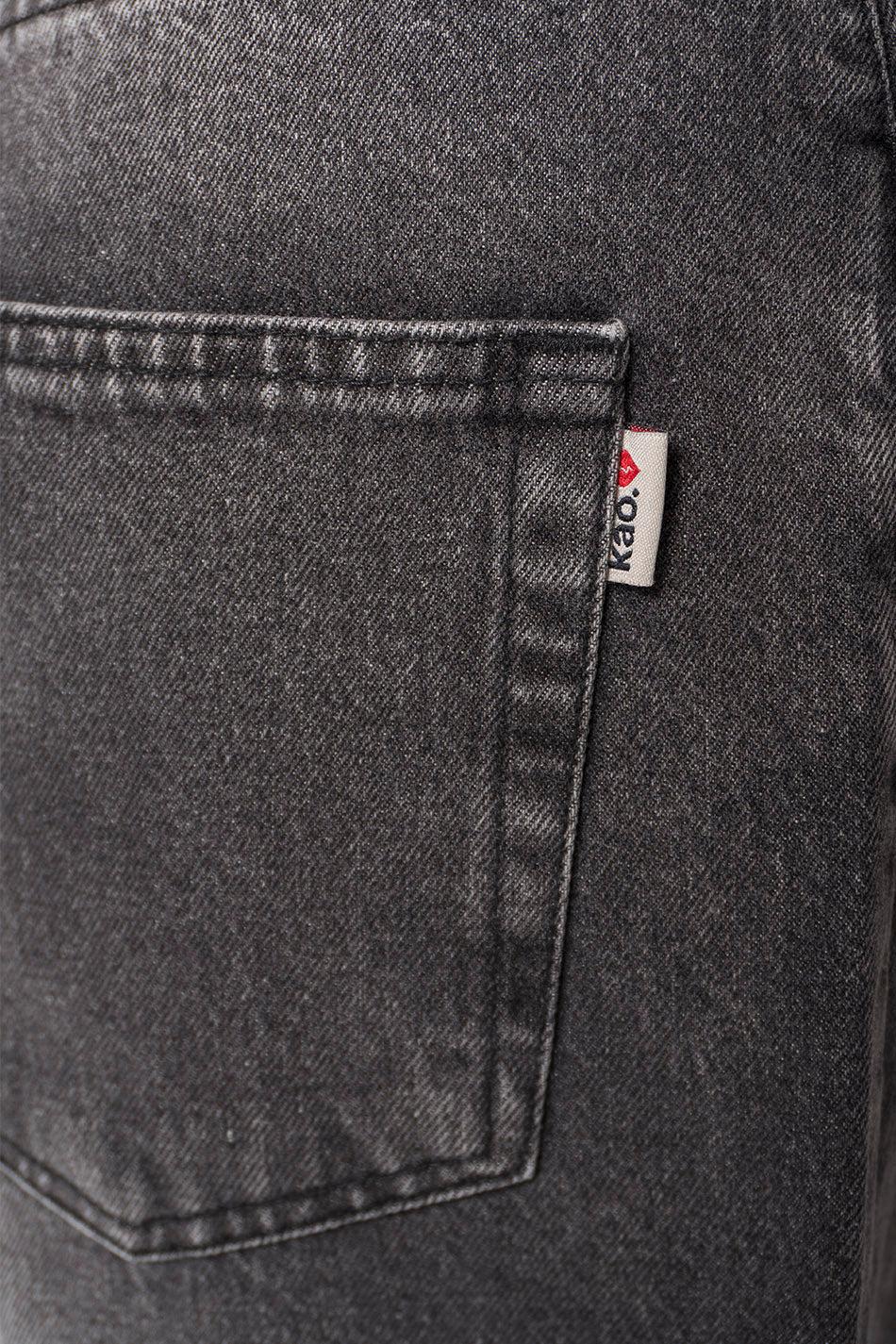 Kaotiko Pantalón Loose Baggy Denim Black
