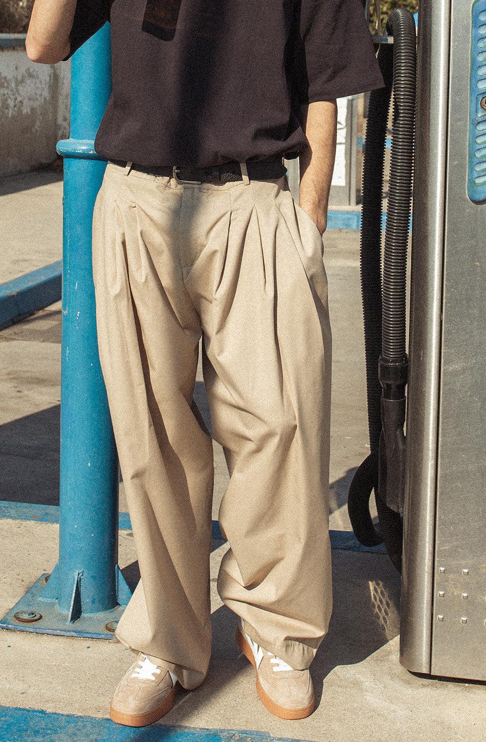 kaotiko Pantalón Norway Wide Leg Stone