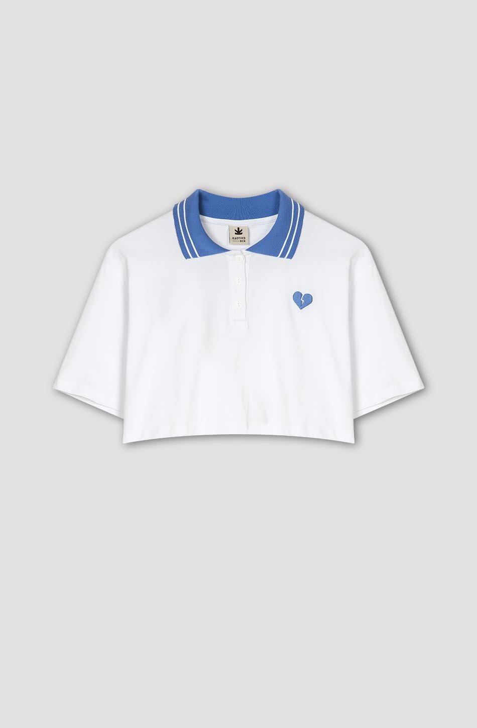 kaotiko Polo Broken Heart White