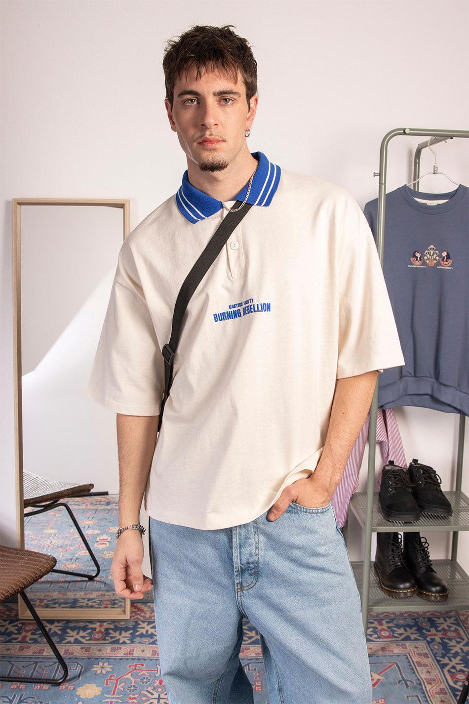 Kaotiko Polo Burning Rebellion Organic Cotton