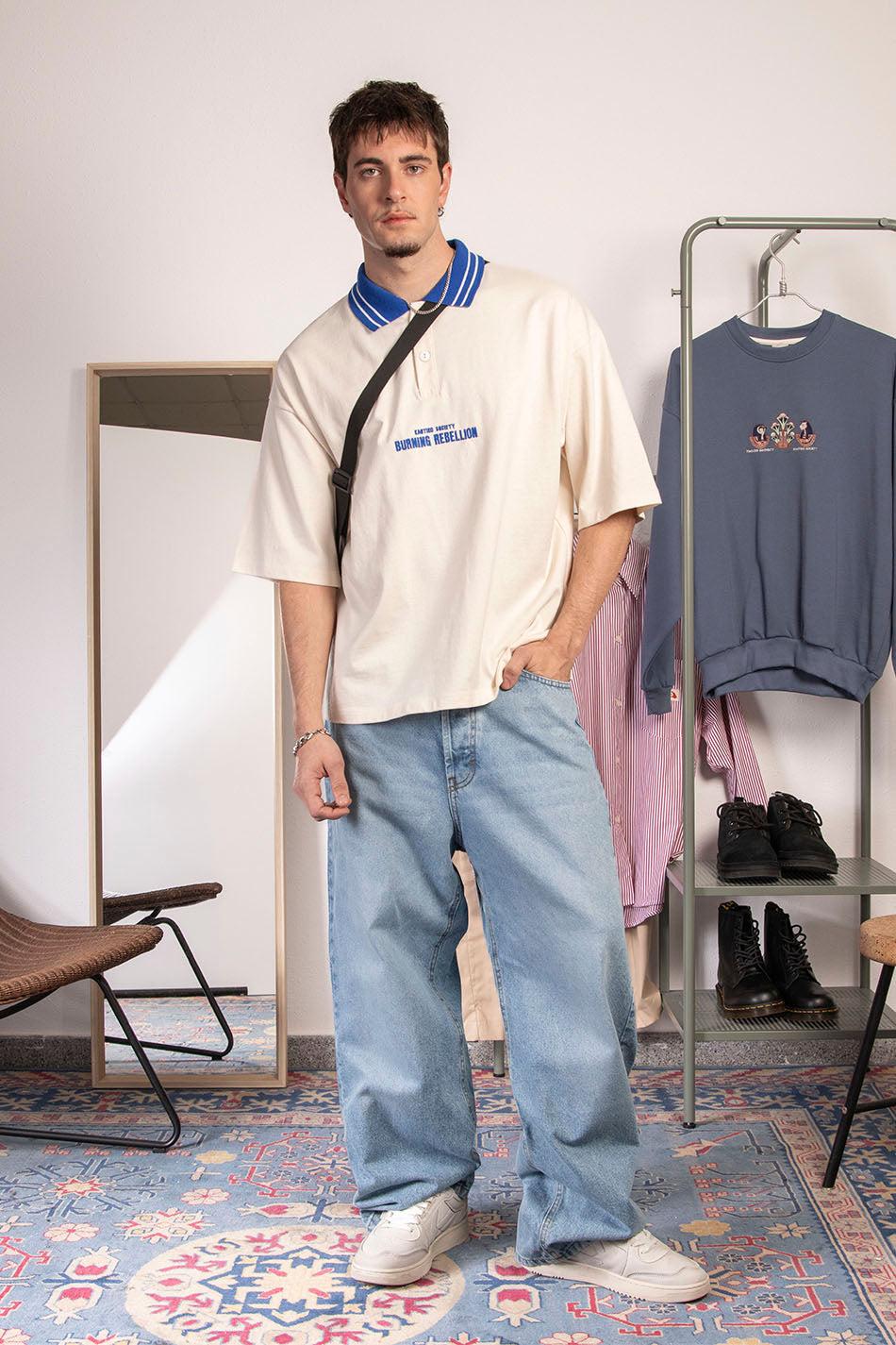 Kaotiko Polo Burning Rebellion Organic Cotton