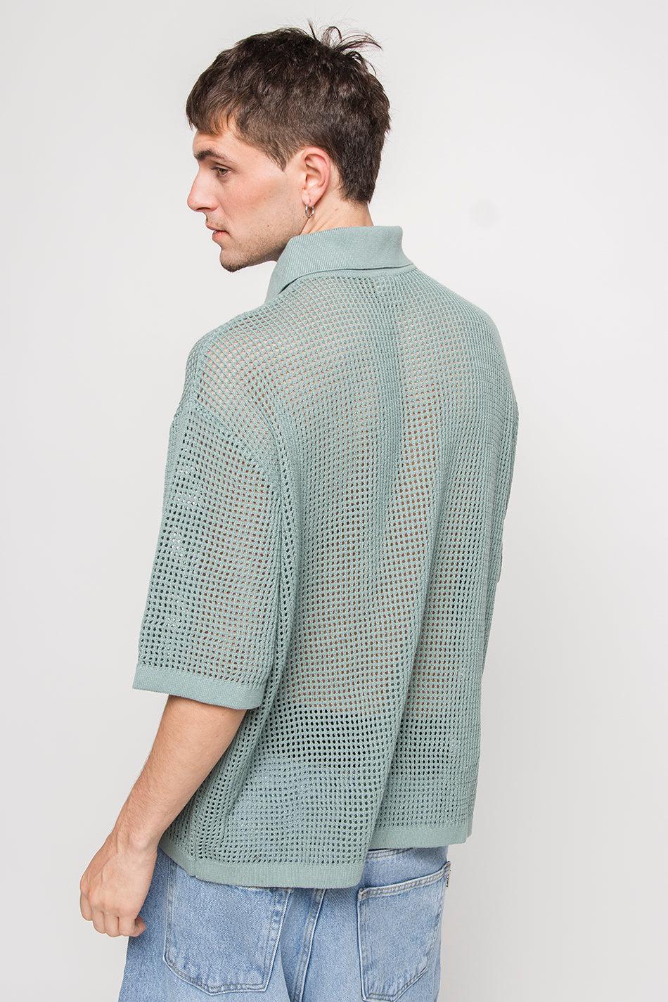 Kaotiko Polo Crochet Water Green