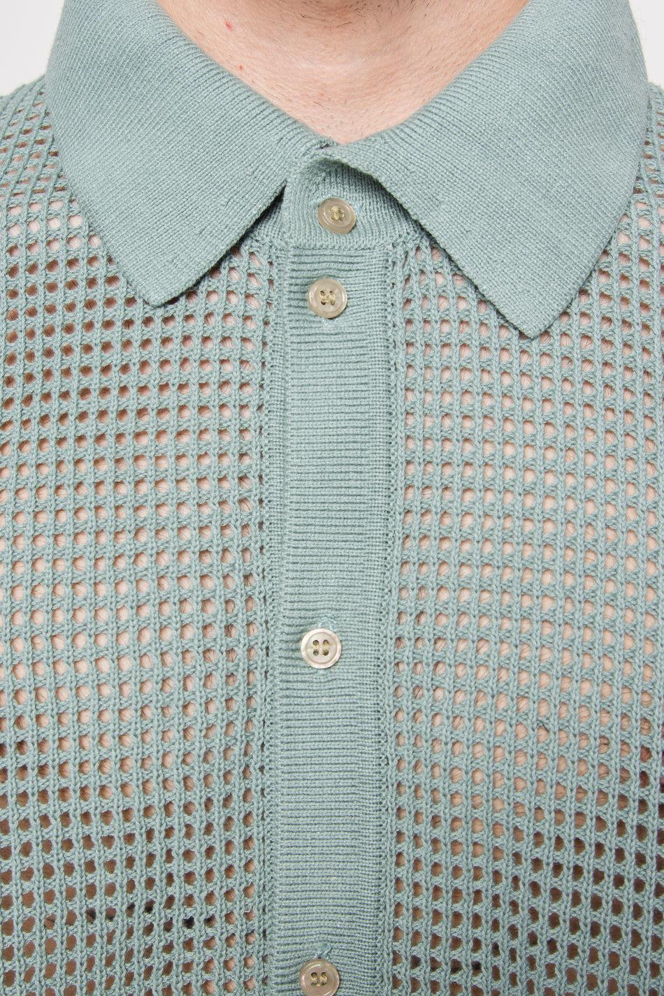 Kaotiko Polo Crochet Water Green