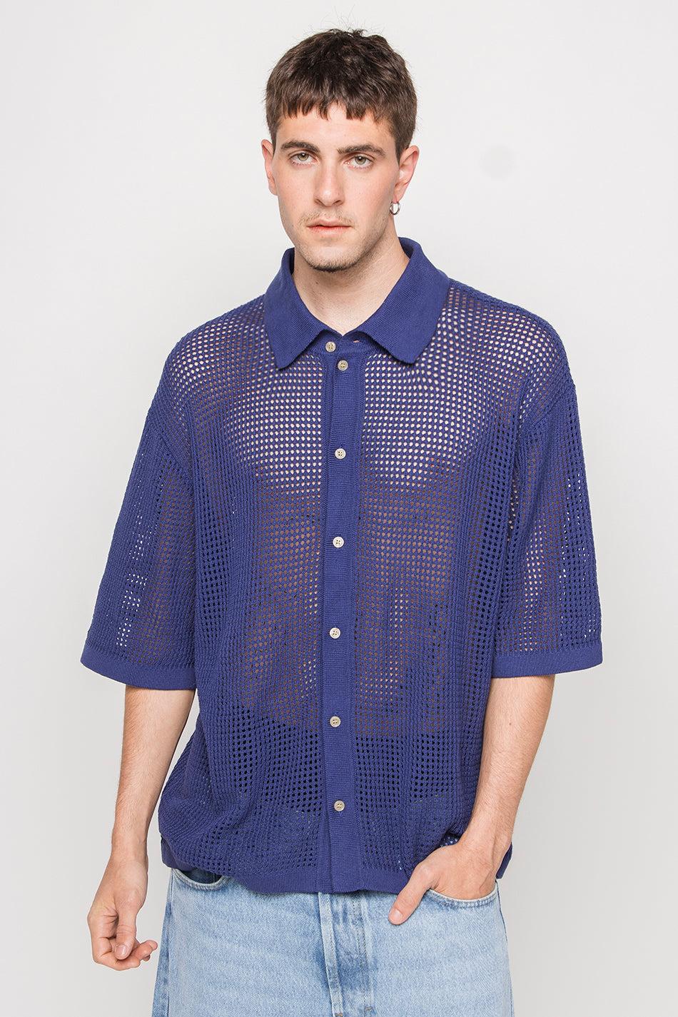 Kaotiko Polo Crochet Water Navy