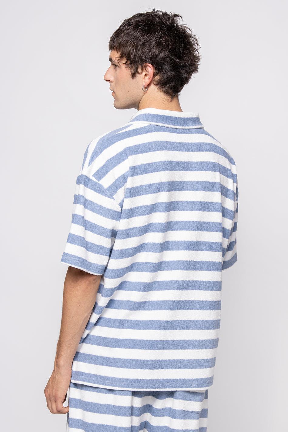 Kaotiko Polo Towell Stripe Blue / White