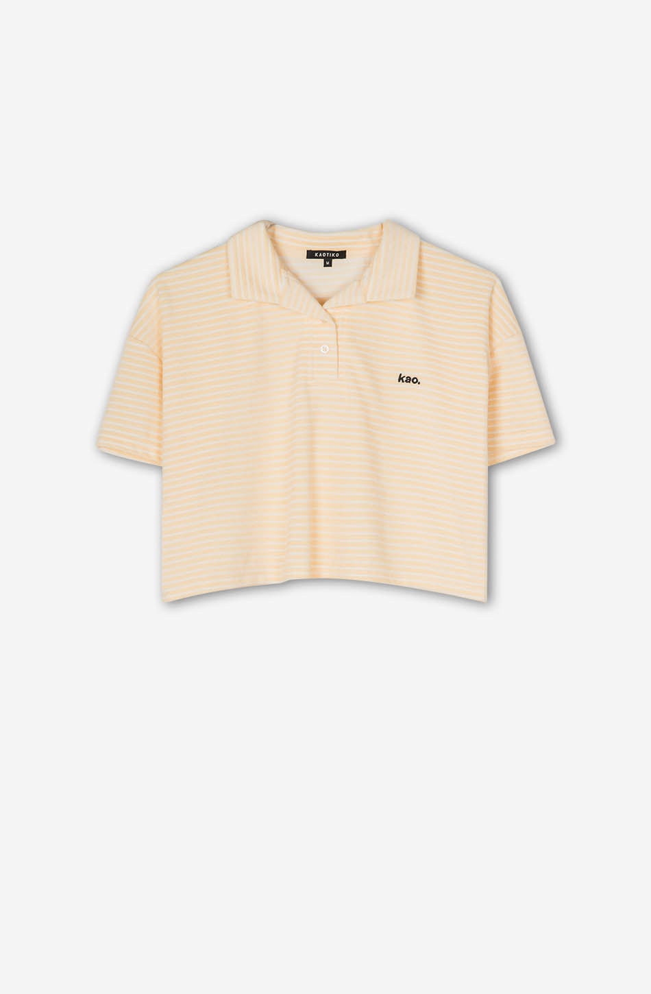 kaotiko Polo Towell Stripe Yellow / White
