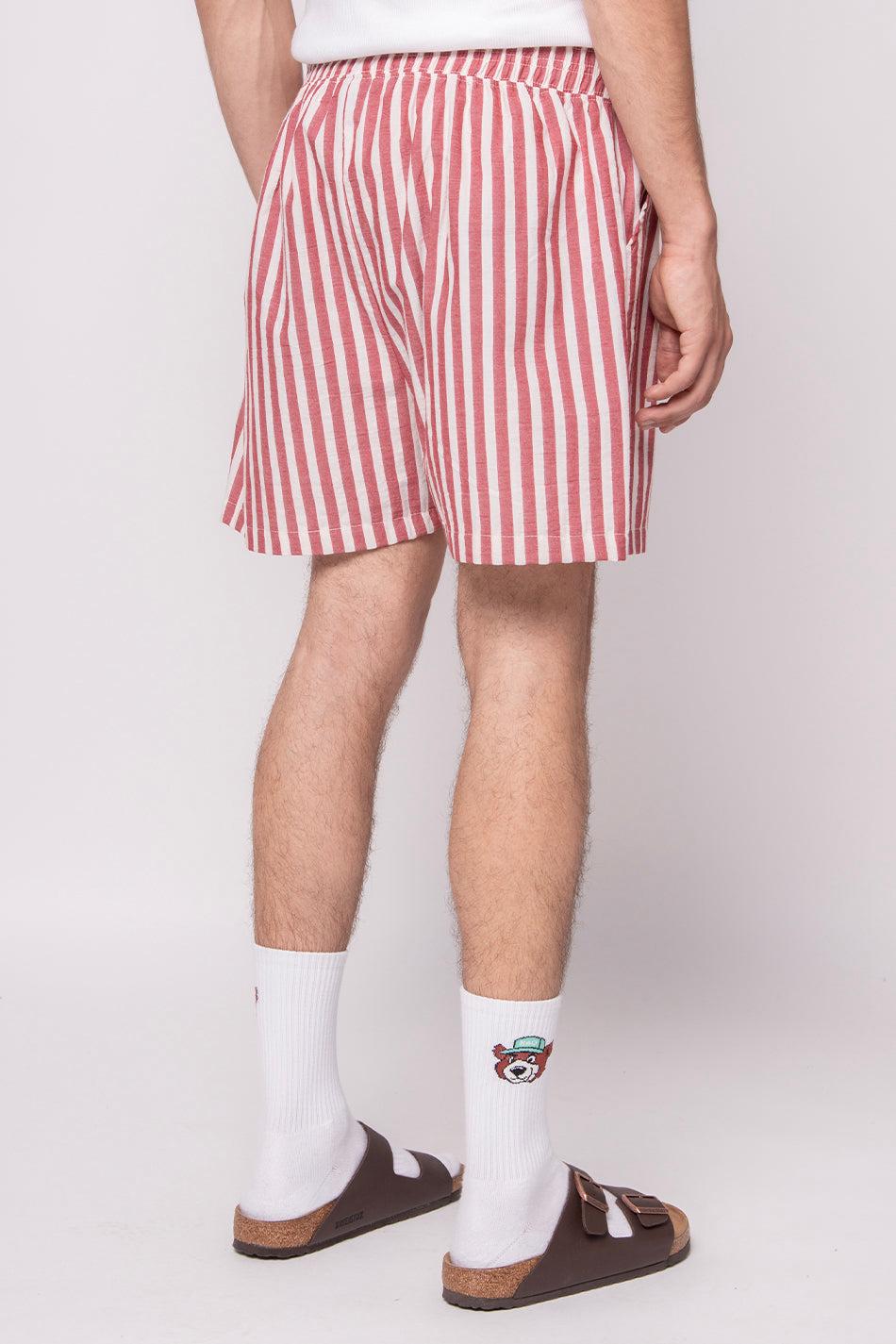 Kaotiko Short Red/ Ivory Stripes Sumo