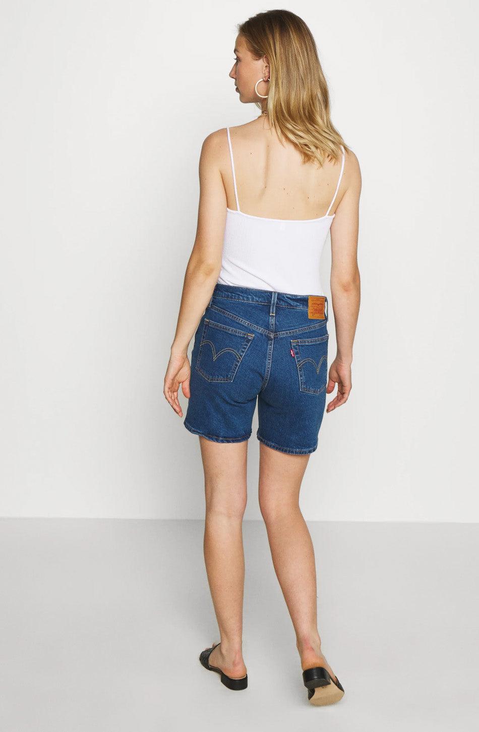 Kaotiko Shorts Levi's Mid Thight Blue