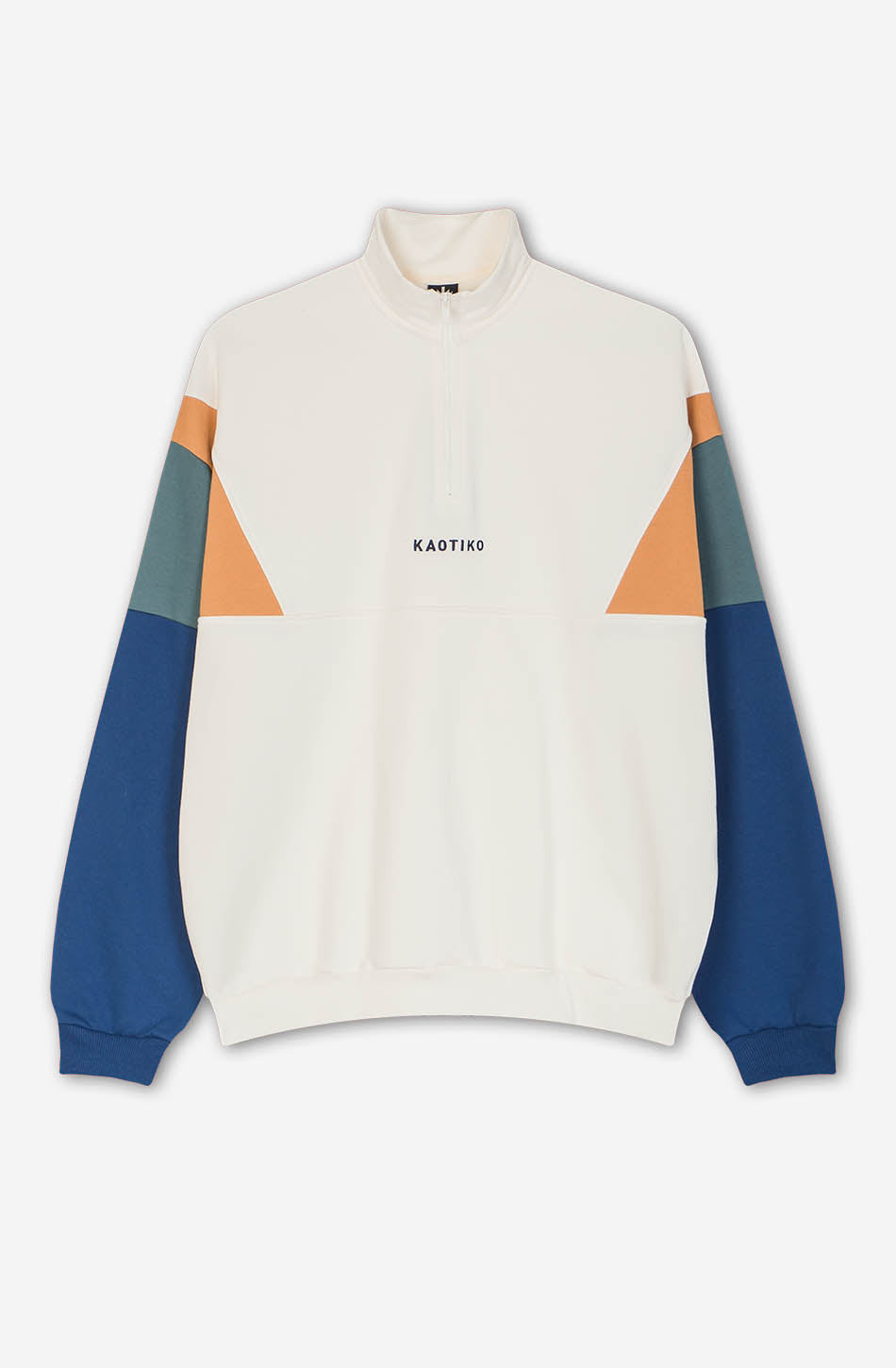 kaotiko Sudadera Arthur Ivory / Saffron / Navy